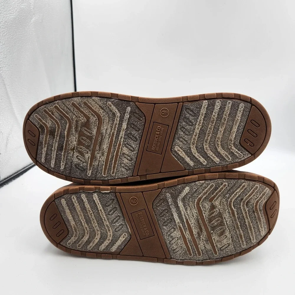 Roebuck‎ & Co. Alexia Bootie Womens 9 Brown Faux Fur Lined Winter Boots